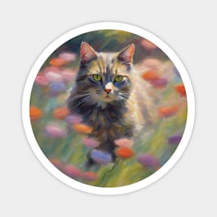 impressionism art cat  pt4 Magnet